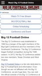 Mobile Screenshot of big12football.net