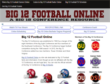 Tablet Screenshot of big12football.net